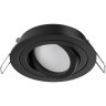371018 Черный круглый встраиваемый светильник 92мм с поворотной лампой GU10 50W 220-240V IP20 Novotech MORUS