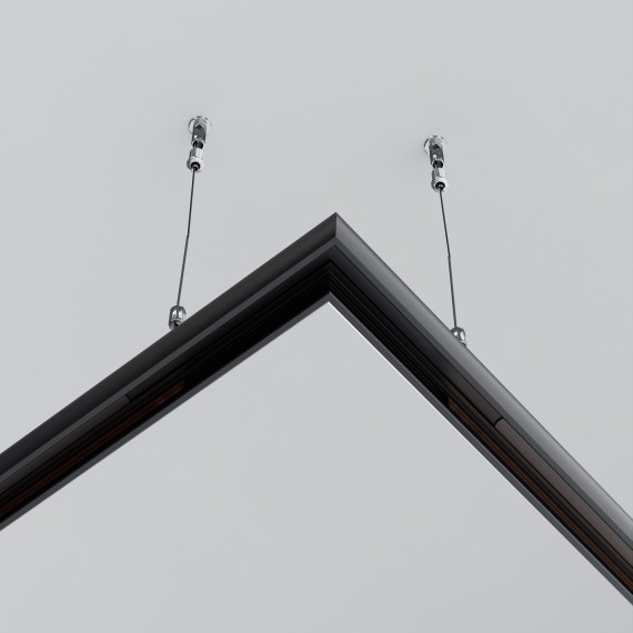 Угловой коннектор для скругленных подвесных шин Maytoni Exility TRAM034CL-R-41B