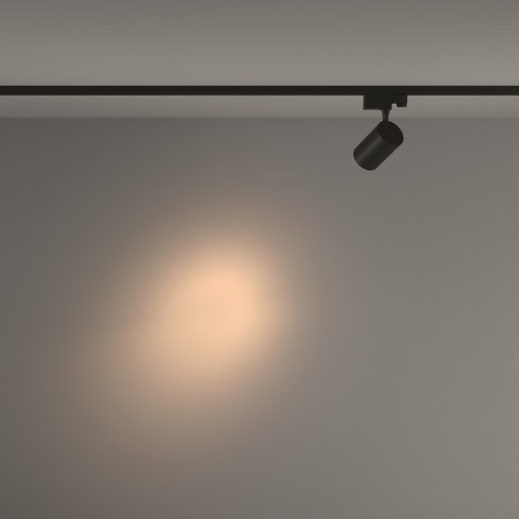 Трековый светильник трехфазный 220V светодиодный Vuoro TR029-3-10W3K-S-B