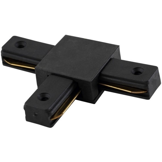 Т-образный соединитель для накладных однофазных шинопроводов Crystal Lux CLT 0.211 03 BL