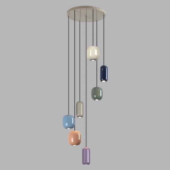 Люстра каскадная ODEON LIGHT OVALI 5053/7