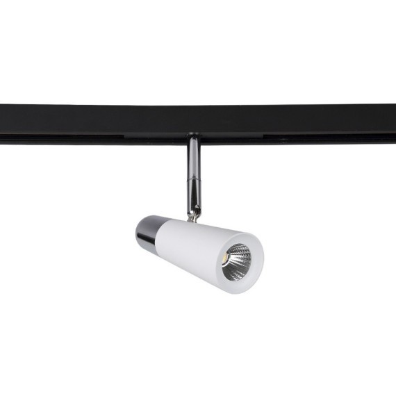 CLT 0.33 006 12W WH-CH 4000K Трековый магнитный светодиодный светильник Crystallux Space 48V CRI90+ 4000К 550Лм 24° 12W