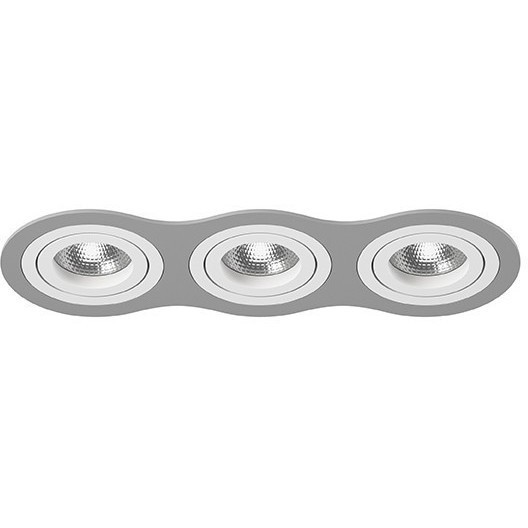 Встраиваемый светильник Lightstar i639060606 Intero 16 под лампы 3xGU10 150W