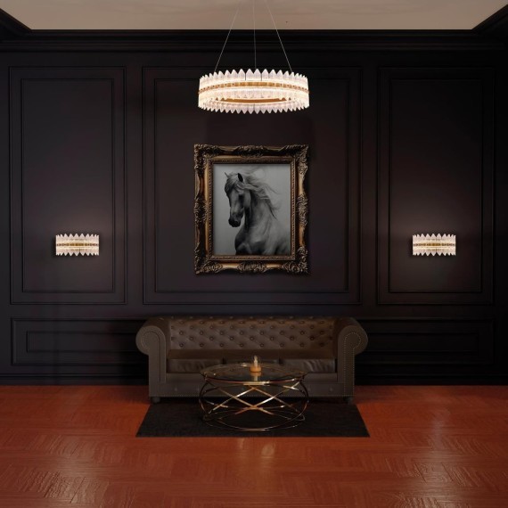 4754-7P, Подвесная люстра, D685xH700/1200, LEDx65W, 4015LM, 3000K, included