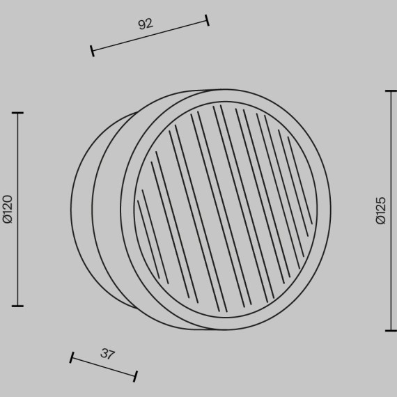 MOD493WL-L6BSK1 Настенный светильник (бра) с послед. переключением цветности с выключателя 2700-3000-4000К Maytoni Olo