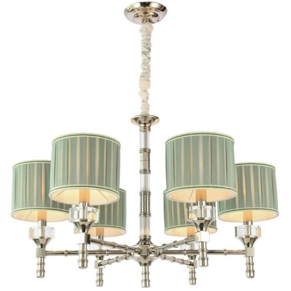 SL1121.103.06 Люстра подвесная ST-Luce Никель/Оливковый E14 6*40W OLEO