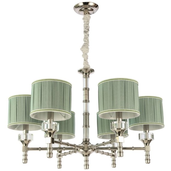 SL1121.103.06 Люстра подвесная ST-Luce Никель/Оливковый E14 6*40W OLEO