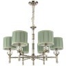 SL1121.103.06 Люстра подвесная ST-Luce Никель/Оливковый E14 6*40W OLEO