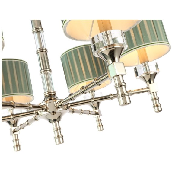 SL1121.103.06 Люстра подвесная ST-Luce Никель/Оливковый E14 6*40W OLEO