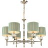 SL1121.103.06 Люстра подвесная ST-Luce Никель/Оливковый E14 6*40W OLEO