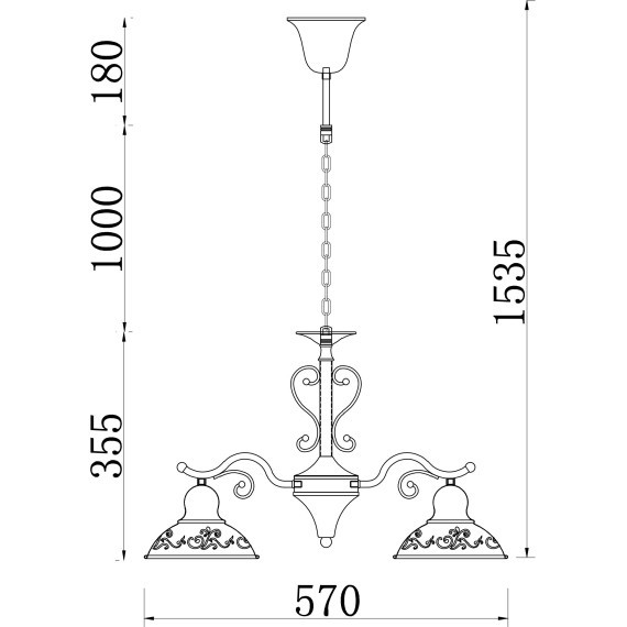 Люстра подвесная Freya FR2566-PL-03-WG Benoit под лампы 3xE27 60W