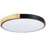 SLE201342-01 Светильник потолочный Черный, Светлое дерево/Белый LED 1*40W 3000K/4000K/6000K DELIA