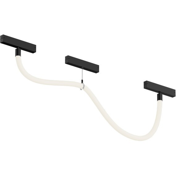 DK8060-BK Трековый магнитный светодиодный SMART (TUYA, Алиса, Wi-Fi, пам. настроек) светильник Denkirs SMART 220V CRI90+ 3000-6000К 1600Лм 360° 18Вт