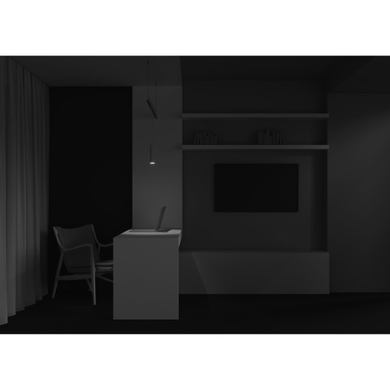 TR041-2-12W4K-W Трековый магнитный светодиодный светильник Maytoni Exility CRI90+ 4000К 1090Лм 36° 12Вт