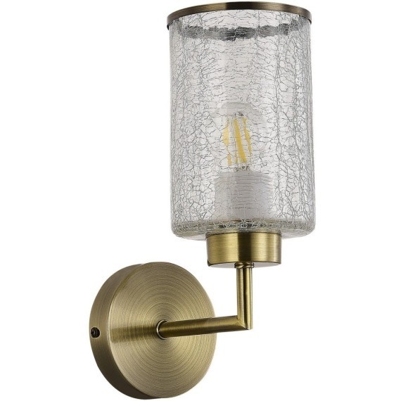 SLE1046-301-01 Светильник настенный Бронза/Прозрачный E27 1*60W VESTRE