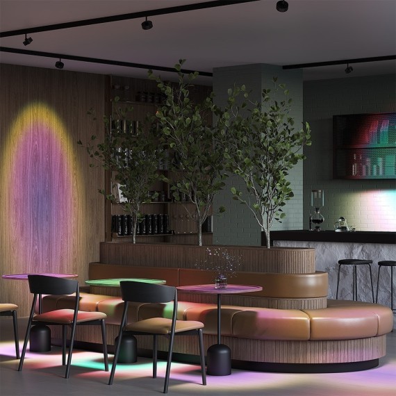 TR217-2-15W4K-B Трековый магнитный светодиодный светильник Maytoni Exility CRI90+ 4000К 870Лм 70° 15Вт