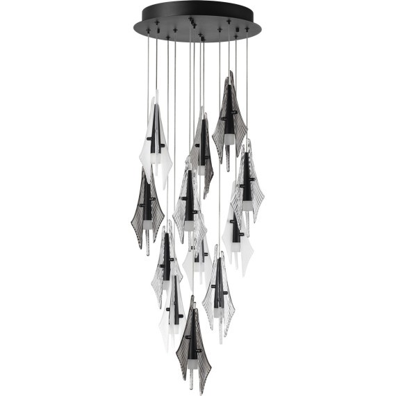 Люстра каскадная LED 69W (12*5.75W) 3000K 5490Лм Odeon Light AFALINA 5442/69L