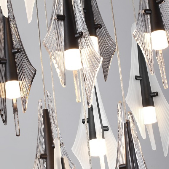 Люстра каскадная LED 69W (12*5.75W) 3000K 5490Лм Odeon Light AFALINA 5442/69L