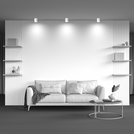 Накладной потолочный светильник Maytoni C086CM-GX53-MRD-W Hoop под лампу 1xGX53 15W