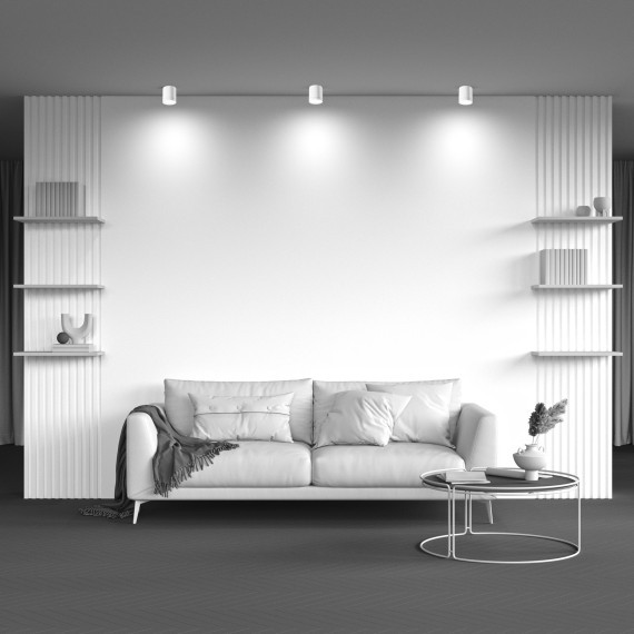 Накладной потолочный светильник Maytoni C086CM-GX53-MRD-W Hoop под лампу 1xGX53 15W