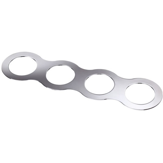 358248 SPOT NT19 225 хром Рамка декоративная к артикулам 357585-357587, 357589, 357909-357910, 37063 METIS