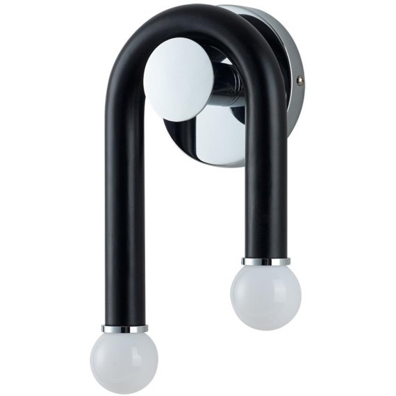 5699/2W MODERNI LN23 119 чёрный, хром Бра E14 2*60W 220V CASPIAN