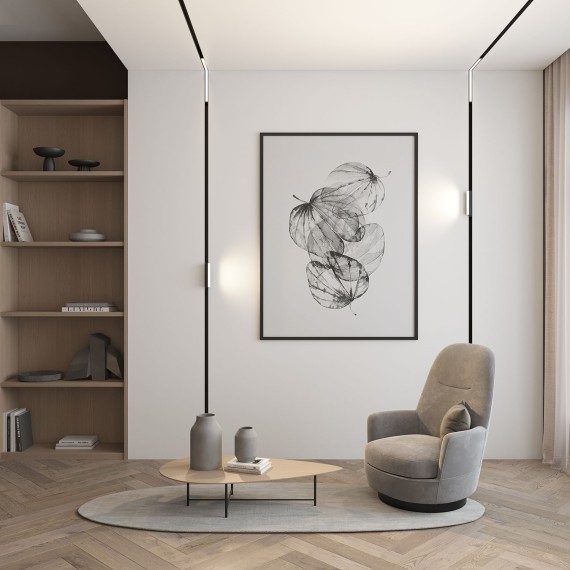 DK8015-BK Трековый магнитный светодиодный SMART (TUYA, Алиса, Wi-Fi, пам. настроек) светильник Denkirs SMART 220V CRI90+ 3000-6000К 1520Лм 120° 18Вт