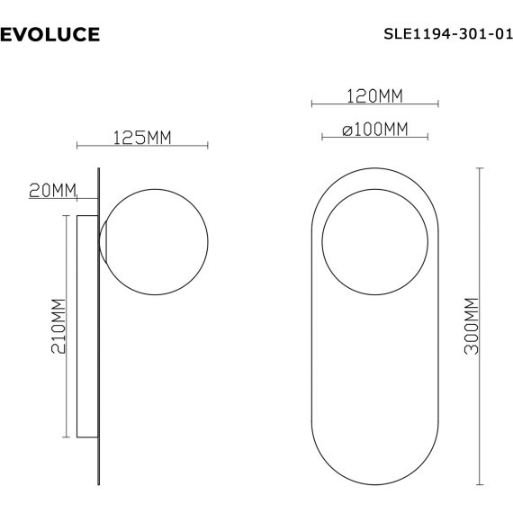 SLE1194-301-01 Светильник настенный Латунь/Белый G9 1*5W 4000K TOCCO