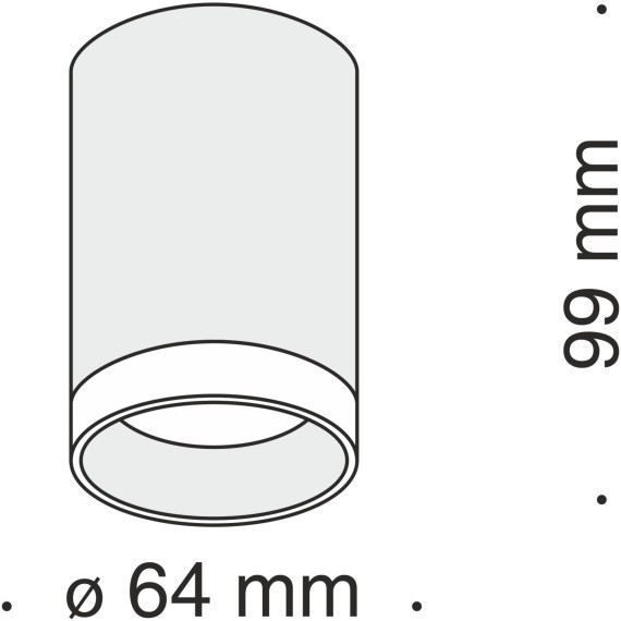 Накладной потолочный светильник Maytoni C008CW-01W Pauline под лампу 1xGU10 10W