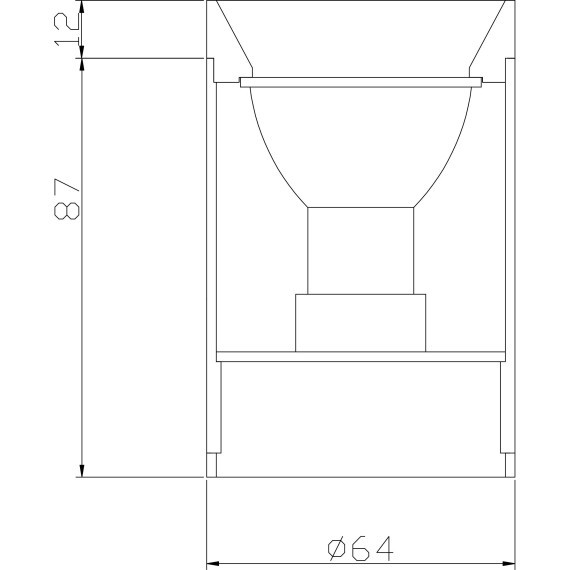 Накладной потолочный светильник Maytoni C008CW-01W Pauline под лампу 1xGU10 10W