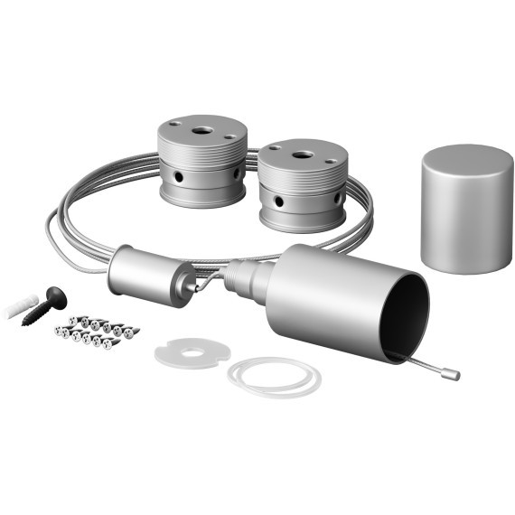 Набор для вертикального подвесного монтажа Nemo D18 серебро 201148