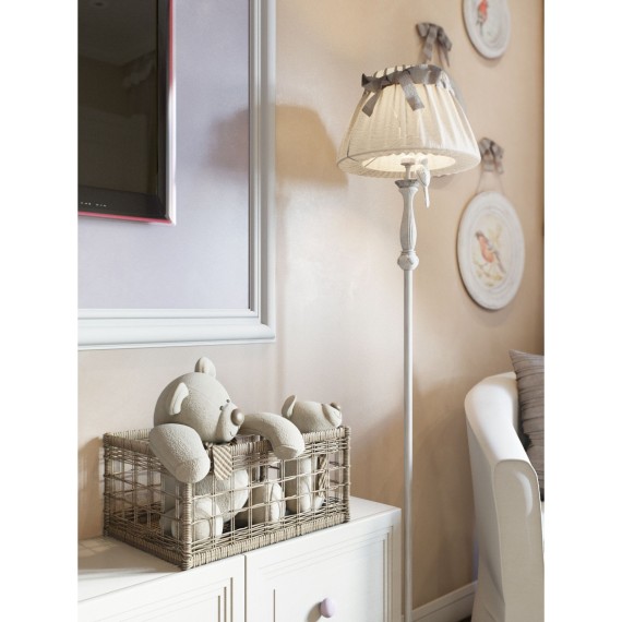 Торшер с абажуром Maytoni ARM013-22-W Bird под лампу 1xE27 40W
