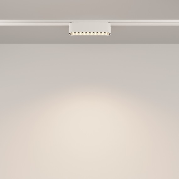 TR084-1-6W4K-W Трековый магнитный светодиодный светильник Maytoni Radity 48V CRI90+ 4000К 90Лм 60° 6Вт