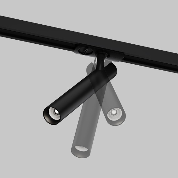 Однофазный двужильный светодиодный трековый светильник Maytoni Unity TR141-1-6W4K-M-B Focus T 4000К 290Лм CRI90+ 36° 6Вт