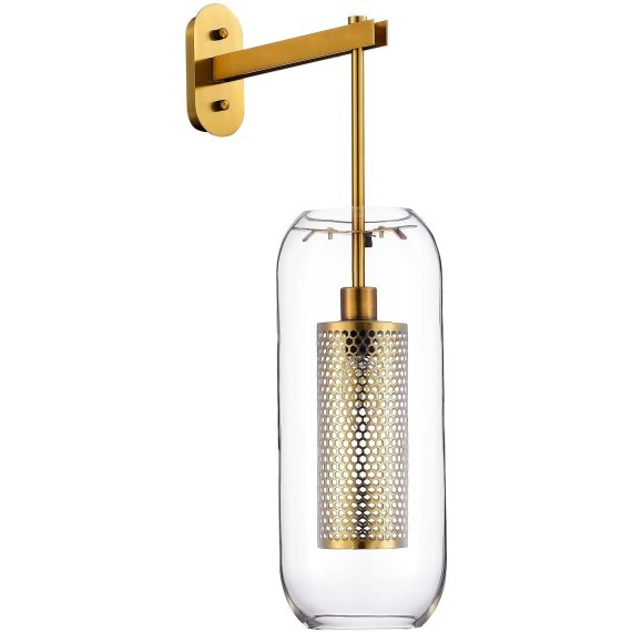 SL1048.301.01 Бра ST-Luce Латунь/Прозрачный E14 1*40W GERRIT