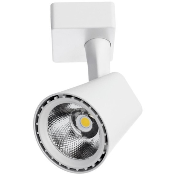 Однофазный двужильный светодиодный трековый светильник Arte Lamp A1810PL-1WH AMICO 4000К 800Лм CRI85+ 24° 10Вт