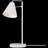 Белая настольная лампа с металлическим поворотным плафоном под лампу Е14 Freya Falke FR8001TL-01WG