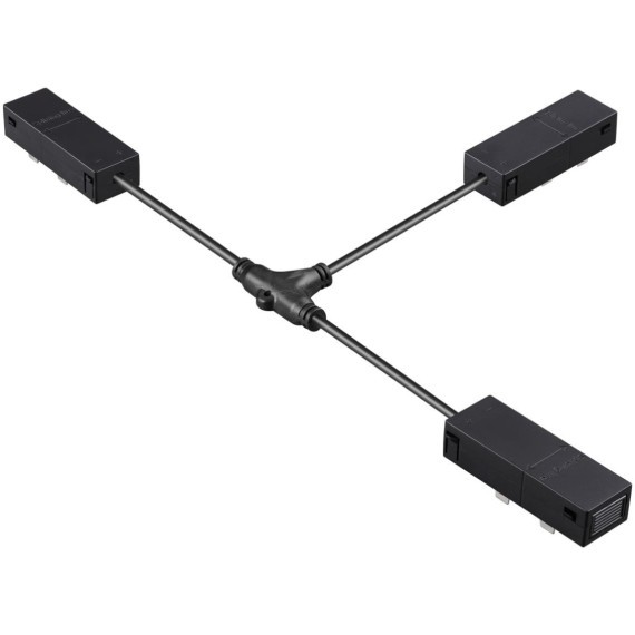 135314 Черный гибкий токопроводящий соединитель "T" для шинопроводов Novotech серии VECTOR 220В