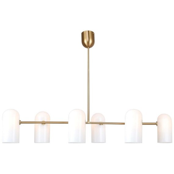 4619-6P, подвесная люстра, L990xW90xH425/725, 6xG9x40W, excluded