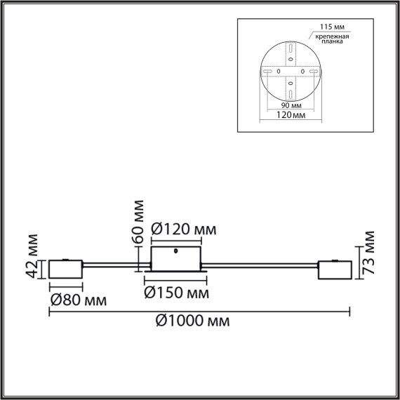 8343/12C Люстра Lumion COMFI GX53 LED 84W 220V TORINA