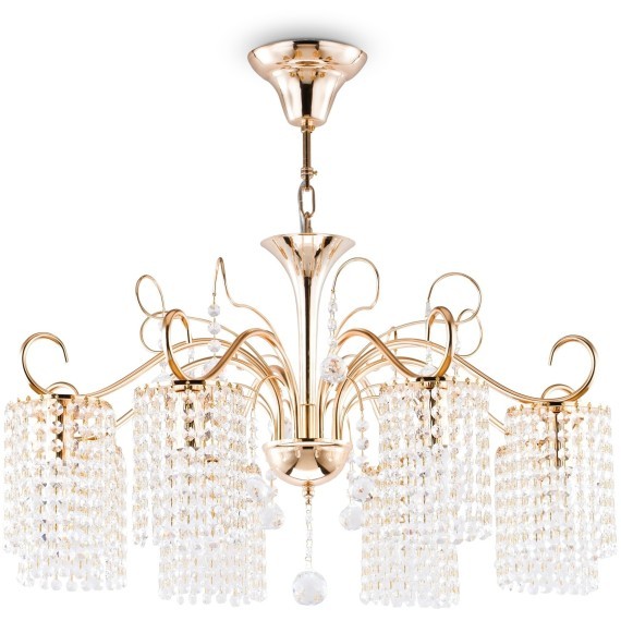 Люстра подвесная Freya FR1127-PL-08-G Leona под лампы 8xE14 40W