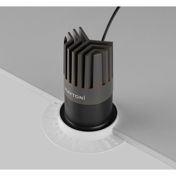 Встраиваемый светильник Maytoni Dip Hight+ LED Ra90 Lm1550 IP20 3000K 15Вт 50° DL122-15W-3K-TRS-B