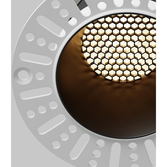 Встраиваемый светильник Maytoni Dip Hight+ LED Ra90 Lm1550 IP20 3000K 15Вт 50° DL122-15W-3K-TRS-B