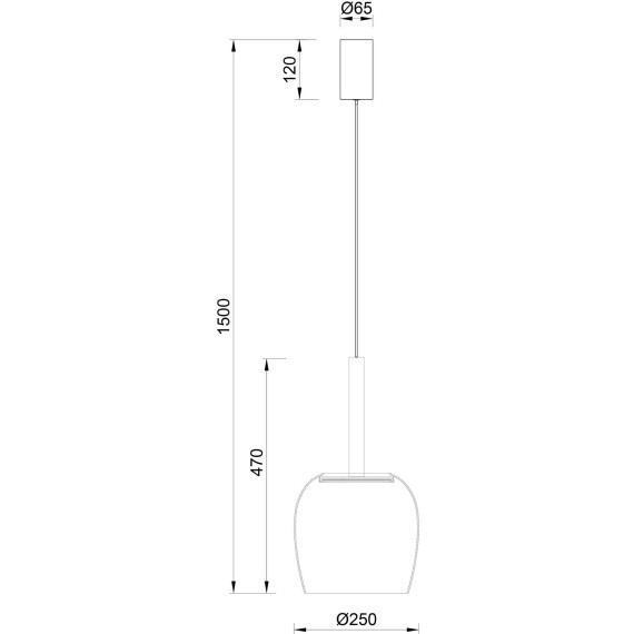 Светильник подвесной LED 3000K Stilfort 4026/11/01P серия Luxori