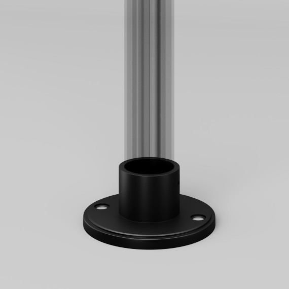 Основание для напольного монтажа скругленного шинопровода Maytoni Levity TRA184BC-R-11B