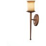 SL122.311.01 Светильник настенный Коричневый/Янтарный E27 1*60W ANCORA