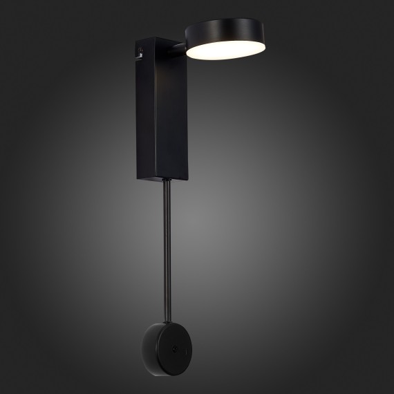 SL6001.401.01 Светильник настенный ST-Luce Черный/Черный, Белый LED 1*9W 4000K