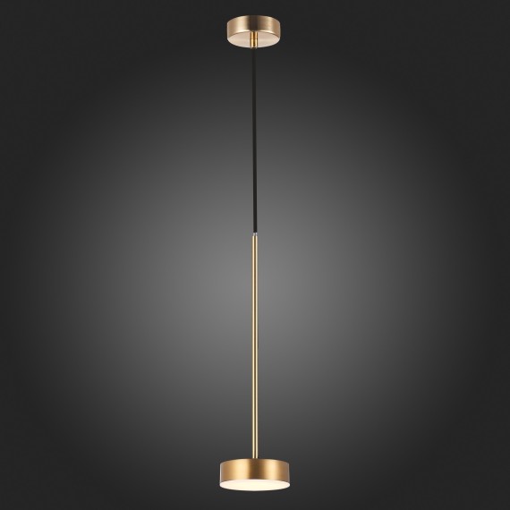 SL6000.303.01 Светильник подвесной ST-Luce Латунь/Латунь LED 1*7W 3000K PANCES