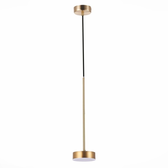SL6000.303.01 Светильник подвесной ST-Luce Латунь/Латунь LED 1*7W 3000K PANCES