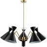 Люстра Crystal Lux JOVEN SP5 GOLD/BLACK
